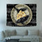 Arsey Nordische Mythologie Wikinger Wandteppich Wandtücher Valknut Raben Kunst Wandbehang Meditation Rune Wandtuch für Wohnzimmer Schlafzimmer Mittelalter Deko 200cm x 150cm