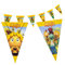 Party Factory `Biene Maja´ Wimpelkette Papier mit 10 Wimpeln, Länge ca. 5 Meter, Party Girlande, Geburtstagsdeko, Mottoparty