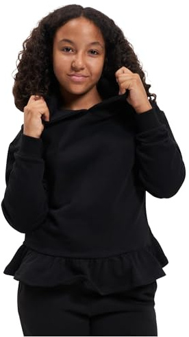 Urban Classics Damen Girls Organic Volants Hoody
