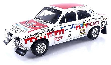 Passend für Ford Escort MK I RS 1600 Nº6 Mikkola/Davenport Gewinner Rally 1000 Seen 1:18 IXO Models 18RMC141.22