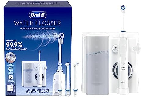 WaterFlosser Oral-B seta d'acqua, rimuove fino al 99,9% di placca, 5 livelli di intensità