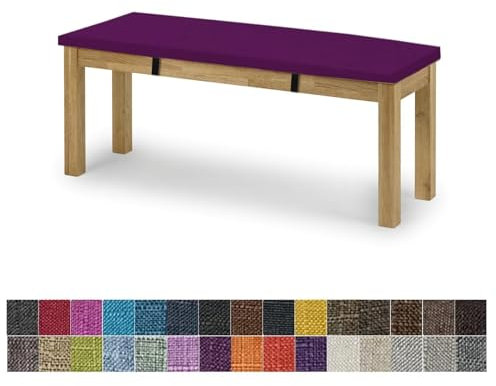 yaoumeo Bankauflage Sitzkissen,Bankkissen,60x30x5cm Gartenbank Auflage,Waschbar-Abnehmbarem,Mehrere Farbgrößen Verfügbar(Lila)