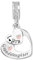 KunBead Granddaughter I Love You Heart Birthday Dangle Charms Compatible with Pandora Bracelet Necklace Gift from Grandmother