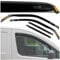 HEKO - Kompatibel mit Volkswagen Amarok 2009-2022 Seitenscheiben-Windabweiser; Vorne; 4 Stk.; Regenabweiser, Windabweiser, Getönt, Stromlinienförmig; Einfache Montage; Schutz vor Wind und Regen