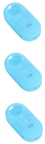 Holibanna 3pezzi Custodia Protettiva Per Chiavi Auto Silicone Copertura Per Telecomando e Antiscivolo Colore Blu Notturno Design Ergonomico Per Protezione e Comfort