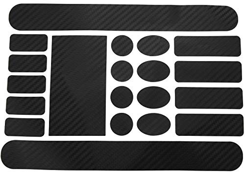 Malloy Bicycle Front Fork Frame Protector Bike Chain Stay Protection Cycling Fork Wrap Guard Pad Mountain Road Bike Accessories Carbon Black