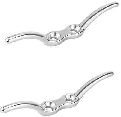 Milisten 4 Stück Meeresanker Kleine Bootsklampen Einziehbare Klampen Für Boote Stollen Fahnenmastklampe Flag Dock Deck Seil Dockklampen Praktischer Yachtanker Seilhaken Aufblasbar Florida