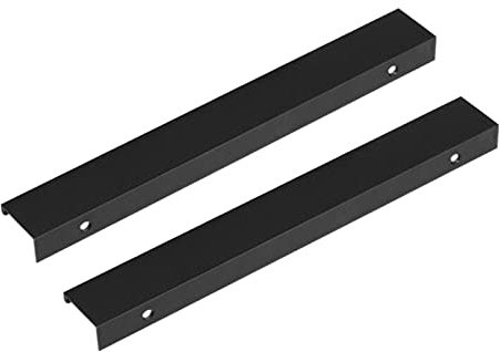 Maniglie for porte, maniglia invisibile for mobili, 2 maniglie for cassetti nascoste, maniglie for armadi, in lega di alluminio for cassettiere for porte di casa, con viti (colore: oro, dimensioni: 40