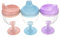 Ciieeo 3 Pièces Tasse À Vin Pour Bébé Gobelet En Plastique Tasse À Vin Verre À Boisson Tasse À Lait Biberon Avec Couvercle Pour Fête D'anniversaire Pour Enfants Célébration 180 Ml