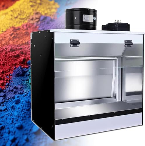 SACLMD Cabine de pulvérisation pour aérographe,Cabine de pulvérisation aérographe,cabines de Peinture à l'air,kit de Cabine de pulvérisation,pour Peinture de maquettes,gâteau,Plus,50 * 50cm