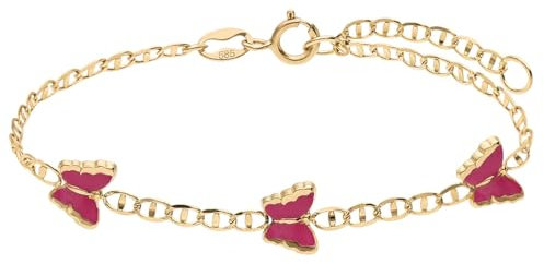 Lucardi - Kinder - Armband - 585 Gold - Gelbgold - 15 cm - Nickelfrei