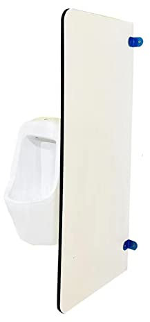 Cloison de séparation imperméable en bois pour urinoir pour homme - Panneau de séparation mural (90 x 40 cm)