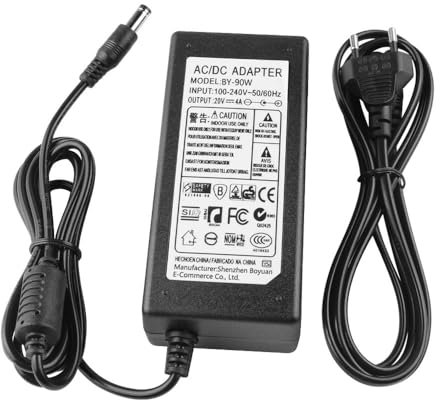 20V 4A 80W Chargeur Compatible avec ADS-90PLA-19-220080E JBL Enceinte Bluetooth Boombox Noir Boom Box Altavoz portátil más potente Boombox Altavoz Bluetooth Radiador resistente al Agua IPX7