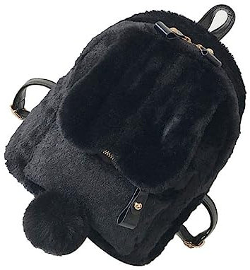 BESTYASH Kuscheliger Plüsch-Rucksack Mit Hasenohren Schöner Damen-Rucksack Für Schule Reisen Und Freizeit Große Kapazität Vielseitig Einsetzbar Für Mädchen