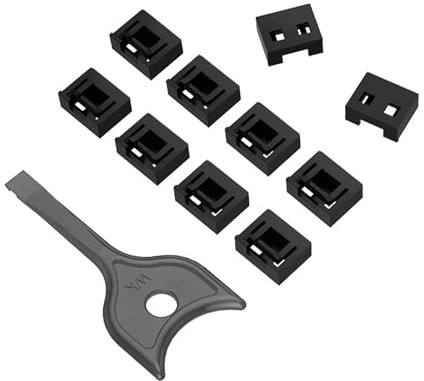 Xuanxi 10pc USB Port Blockers With Key Lock Secure Data And Protect Against With Removable USB A Lock For PC Laptop