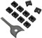 Xuanxi 10pc USB Port Blockers With Key Lock Secure Data And Protect Against With Removable USB A Lock For PC Laptop