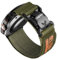 Bandletic Compatible con Cinturino Samsung Galaxy Watch Ultra 47mm con Hebilla Magnética V Fidlock, Nylon Morbido Traspirante Sport Band per Galaxy Watch Ultra 47mm per Donne Uomini, Verde