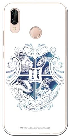 Personalaizer Custodia compatibile Huawei P20 Lite - Design magico Harry Potter Hogwarts Draco - Cover in silicone TPU flessibile trasparente