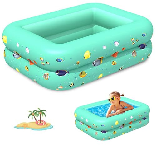 Aufblasbares Planschbecken,Kinderpool Babypool,Aufblasbarer Kinderpool,Schwimmbecken,Aufblasbare Pool,Planschbecken für Kinder,Kinder Planschbecken,Tragbare Badewanne,Swimmingpool