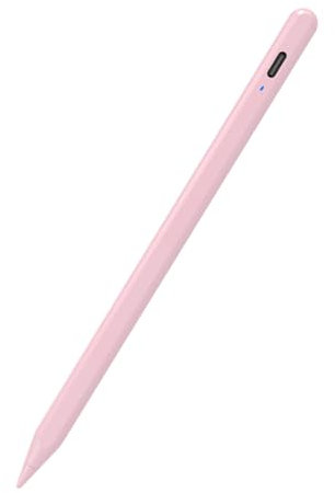 Stylus Stift für Touch Screens POM Tip Tablet Pen Wiederaufladbarer Pad Stift Capacitive Magnetic Tablet Stift für iPad/Pro/Air/Mini/Samsung Galaxy/Huawei/iOS/Android/Tablets-Rosa