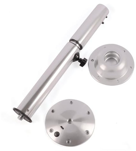 SynapSYA Campervan Table Leg Aluminum Adjustable Table Pedestal Stand 565mm-720mm/22-28 Marine Boat Caravan Motorhome