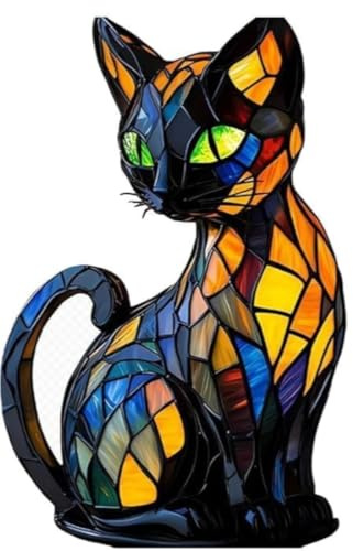 JXpxbao Festberg LeuchtKatze™ – Original Magic LED Light (Typ C) – Katzenlicht,Tierförmiges Nachtlicht,Dekoratives Zauberlicht Für Eine Warme Atmosphäre (Katze A)