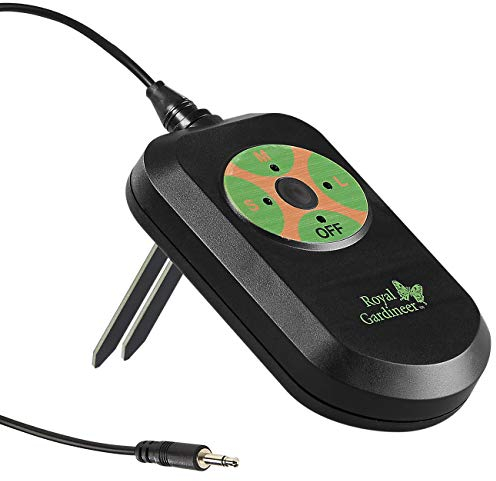 Royal Gardineer Zubehör zu Bewässerungs-Steuergerät: Regensensor & Boden-Feuchtigkeitsmesser für BWC-100, BWC-200, BWC-400 (Gartenbewässerung Computer, Automatischer Wasserhahn Garten, Pflanzen)