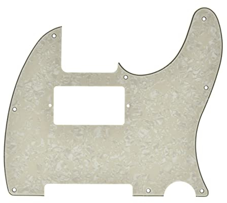 Dopro 8-Loch-Tele-Gitarren-Plektrumschutz für USA/mexikanische FD Telecaster Aged Pearl