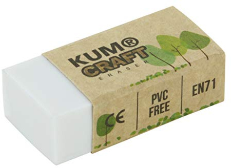 KUM 5091111 - Radierer Craft, 1 Stück, weiß