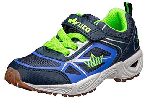 Lico Unisex Kinder Salford Vs Sneaker, Marine Blau Lemon, 37 EU