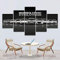 yuanjun Wanddekoration Design Wandbild 5 Teilig Premium Poster Stilvolles Set Mit Passenden Bilder Als Wohnzimmer Deko Bilderrahmen Leinwandbild Retro Honda Civic Autolackierung