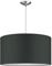 Home Sweet Home Moderne Hängelampe Basic Bling | 50/50/100cm | Anthrazit | Hängelampe mit Lampenschirm aus Stoff | für E27 LED-Lampe | geeignet für Wohnzimmer, Schlafzimmer