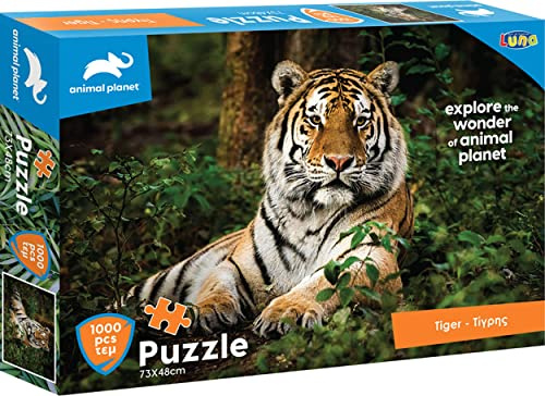 Luna Puzzle Animal Planet Tierpuzzle Tiger 1000-tlg. Format 73 x 48 cm
