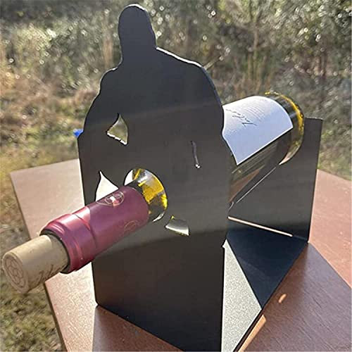 Wood Single Bottle Wine Holder, Wood Wine Bottle Holder, Wooden Wine Rack Barry Silhouette Novelty Wine Rack, Creative Funny Adult Wine Display Stand Decoration, Wine Storage Bottle Holder Racks
