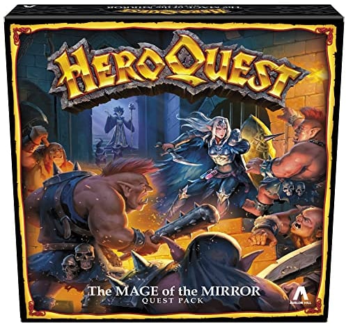 Avalon Hill Heroquest The Mage of Mirror Quest Pack, Rollenspiel, benötigt System zum Spielen, für Kinder ab 14 Jahren, F7539, Mehrfarbig