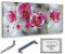 Monica Mirafiori I 100% HANDGEMALT I Gemälde Orchideen 140x70cm | Gemälde Handgemalt | Acrylgemälde | Sehr Großes Acrylbild I Moderne Kunst I Kunstbilder