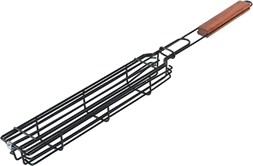 Pinces de cuisine en silicone en acier inoxydable, pinces à aliments for barbecue for usages multiples, panier Kabob résistant aux hautes températures, conception de verrouillage, panier de barbecue r