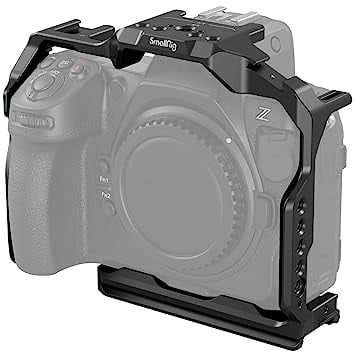 SMALLRIG Z8 Camera Cage für Nikon Z 8, Verdrehsicheres Design, Video-Vlog-Vollkäfig aus Aluminiumlegierung, mit Schnellwechselplatte für Arca-Swiss, für Landschaftsfotografie, Hochzeitsvideo – 3940
