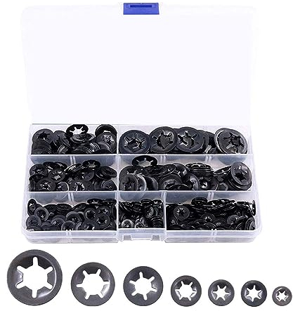 BOKIOESDE Klemmen Sie optische Achsen mit runden Schaft Aufsteckbefestigungen sicher fest, sobald sie an Ort und Stelle befestigt sind. Metall Aufsteck Sicherungsscheiben