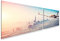 islandburner Bild auf Leinwand Private Jet Flugzeug Fliegen über Dubai Stadt Schöner Sonnenuntergang Li Private Bilder Wandbilder Poster ISEA-2K