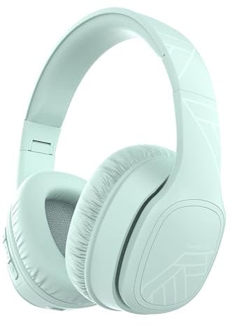 PowerLocus P7 Bluetooth Kopfhörer Over Ear, Faltbare Headphones, Kabellose Kopfhörer mit Bass-Modi, Hi-Fi Stereo mit Freisprechfunktion, USB-C Aufladen und Lang Akkulaufzeit für iPhone/PC/TV