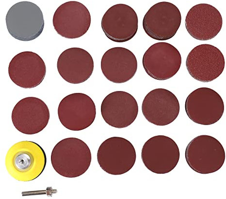 Obahdirry 200X 2Inch 80-3000 Grit Mixed Sander Sanding Discs Pads Polish Mat Sandpaper Set