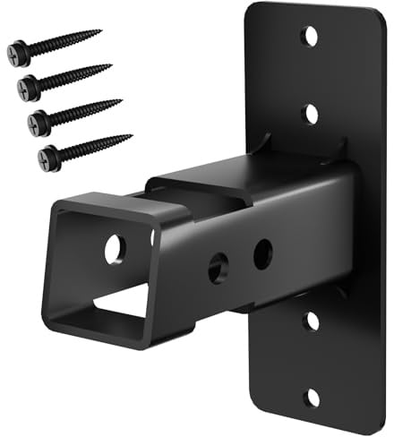CROSSHIP 5,1 cm große Anhängerkupplung, Wandhalterung, Fahrrad- und Gepäckträger, hängende Garage, Wand-Organizer, Anhängerkupplung, Empfänger-Aufbewahrung, einfach zu laden, sicher und stabil,
