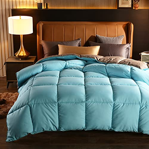 Bettdecke 155x220,Duvet 240 X 220 cm Quilt,GäNsedaunen Winter Steppdecke TröSter Decke Bettdecke FüLlung Baumwolle Bezug Twin Single Queen Supper King Size