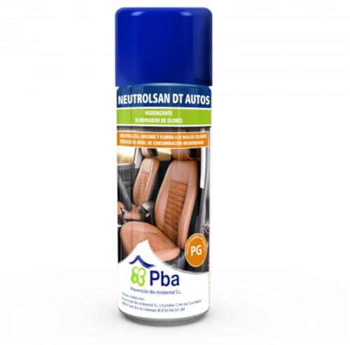 Eliminador de olores higienizante para coches spray descarga unica 1x100ml I Absorbe olores fumadores humedad vómitos. higienizante aire acondicionado o cabina