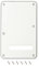 Banworks Electric Guitar 3 Ply Backplate 6-Hole Trem Tremolo Cover for USA/Mexican Standard Strat ST JT/HGB-01 Vintage White