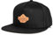 Blackskies® Essentials Snapback Cap | Schirm Unisex Premium Baseball Mütze Kappe Basecap Verstellbar One Size Herren Damen Cap - Männer Frauen Outdoor Sommer Freizeit - Schwarz-Schwarz-Braun