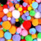 1000 Stück Pompons zum Basteln - Mini Pompons Bunt 1-2.5cm, Pompons für Handwerk Herstellung, Pompons Deko Party Deko Pompons Bälle für Ostern, Weihnachten, Kinder