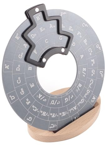 Begchy Gitarrenmusik-Disc, Kreisrad, Melodie-Werkzeug, Akkordrad mit grauer Basis