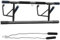 SPORTNOW Doorway Pull-Up Bar, No-Drilling Chin-Up Bar, Push-Up Stand with Resistance Bands, Padded Handles for Home Gym Exercise, Blue